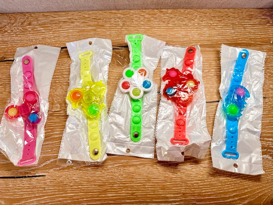 Goody bag gifts: Whirling LED bubble bracelet with multicolor lights - fun light-up toy for festivals, dances, or gifts or Swag