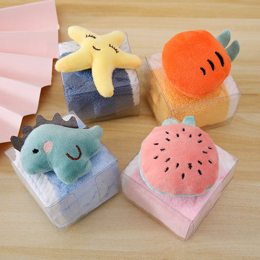 Stuffed animal towels for gift