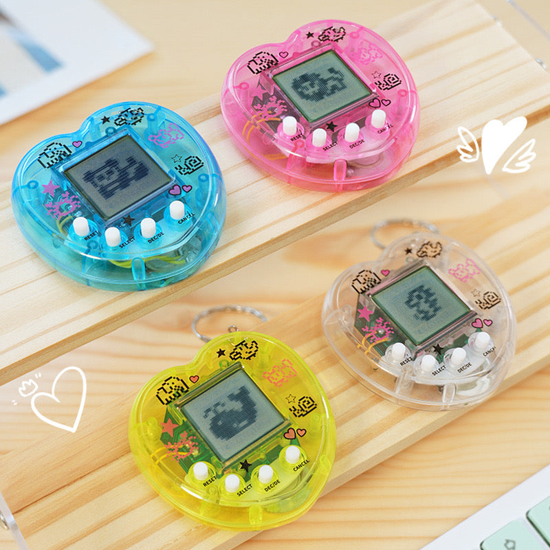 Interactive Tamagotchi toy - feed, play & care for your pixel pet on-the-go