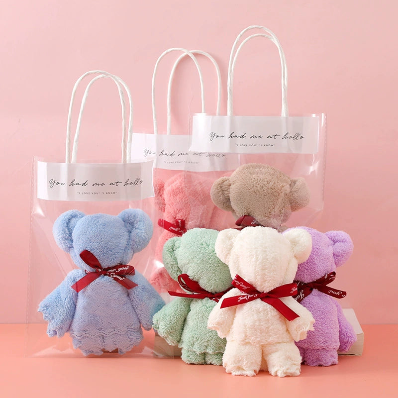 Adorable Bear Towel Gift for Birthday, Wedding, Party gifts