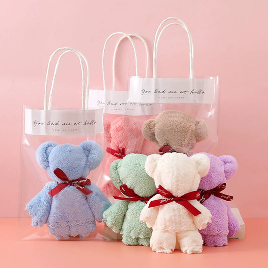 Adorable Bear Towel Gift for Birthday, Wedding, Party gifts