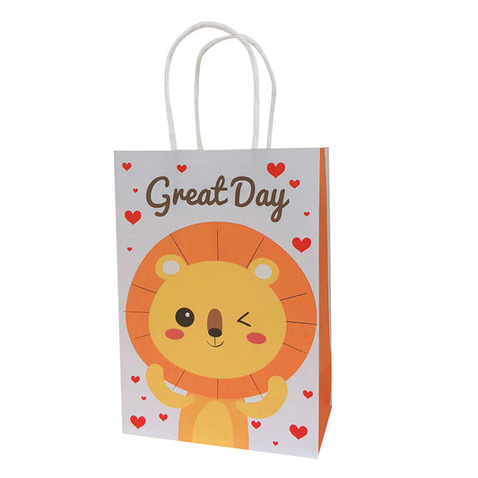 Cute Lion king-inspired goody bag or goodie bag with fun surprises for kids' birthday or party celebrations