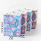 Glittery mermaid party favor bags (10-count) in rainbow colors - ideal for ocean birthday parties, girl's celebrations, or gift packaging